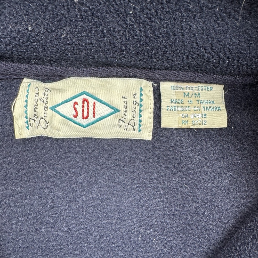 Vtg SID American Golf Collection Fleece 1/4 Zip Pullover Mens M Grand Geneva Res - Picture 7 of 8
